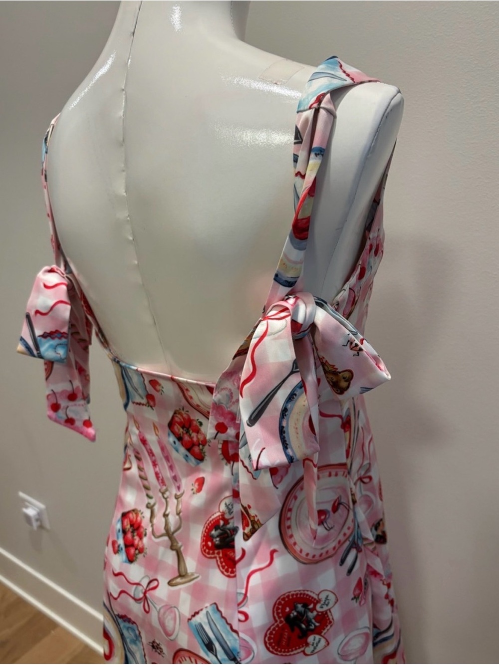 Urban Outfitters Pink Printed Sweet Treat Mini Dress - Picture 2 of 8